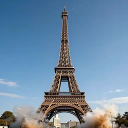Photo of the Eiffel tower launched into space