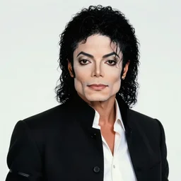 Michael Jackson with long jaw Invincible era