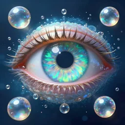 eye bubbles pearl opal ocean by artstation, deviantart, artfol, artslant artbox, cgsociety, gfxartist, artful, zatista, artpal, instagram, blendernation, frank stella, beeple, giger, kopera, zawadzki, synth - wave, hyperrealism, futurism 4 k, octane render