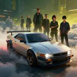 1 8 8 0's classic concept car from cyberpunk 2 0 7 7. art by jesper ejsing, feng zhu, makoto shinkai, lois van baarle, ilya kuvshinov, rossdraws. clouds by rhads. global light 3 d rtx hdr