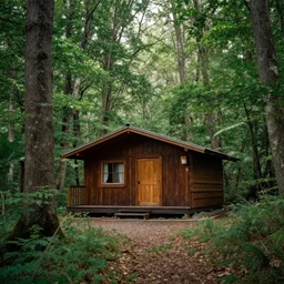 a cabin in the woods by Juliana Braga