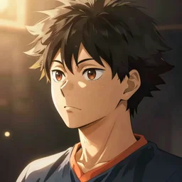 Portrait of Midoriya izuku by Mandy Jurgens