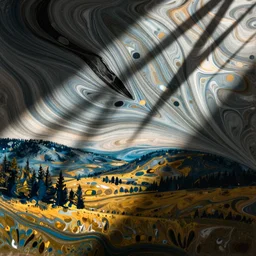 acrylic paint marbling by maalavidaa