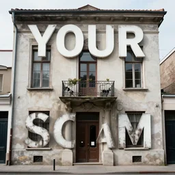 your facade is a scam, surrealist