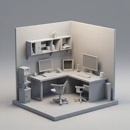 indoor model made by blender