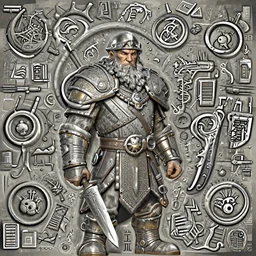 a portrait of my next DND dwarf character , concept art, DND, trending on artstation 3D.