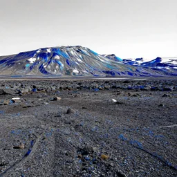 3D anagliph landscape from Iceland
