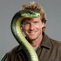 a portrait of Snake Plissken smirking