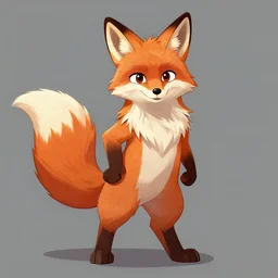 a fox fursona, trending on artstation, by don bluth, furry art, digital art