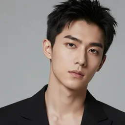 photo of the most handsome man, ideal masculine beauty, perfectly shaped face, studio lighting, high quality,