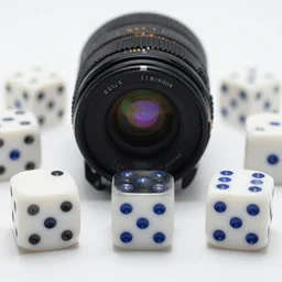 a set of dice, depth of field, zeiss lens, detailed, symmetrical, centered, breathtaking, 8 k resolution, extremely detailed, beautiful, establishing shot, artistic, hyperrealistic, octane render