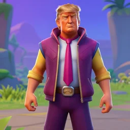 trump as a fortnite skin