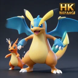 legendary pokemon , 3d render , 4k