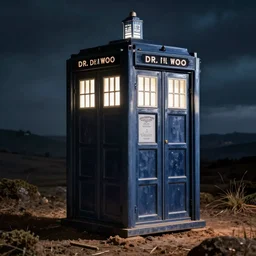 The tardis from Dr. Who