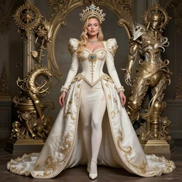 Margot robbie wearing a cosplay costume, full body shot, Photography, Cinematic, Portrait, insanely detailed and intricate, hypermaximalist, elegant, ornate, hyper realistic, super detailed
