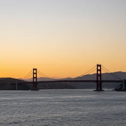 sunset over the san francisco bay area bygyula tornai
