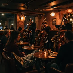 relaxed jazz club