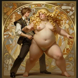 johan liebert mixed with alucard picture by Greg Rutkowski, long fluffy blond curly hair, baroque curls, dynamic pose, matte painting, intricate, z brush, fantasy concept art, elegant, fat body type, by Stanley Artgerm Lau, WLOP, golden ratio, thomas kindkade, alphonse mucha, loish, Peter chung, norman Rockwell,