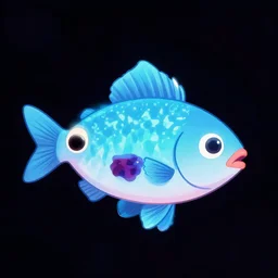 vaporwave fish, digital art - n 4