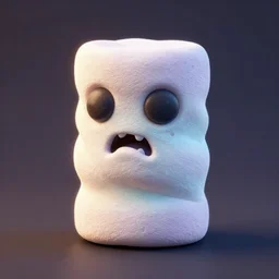 a zombie marshmallow, artstation, octane render