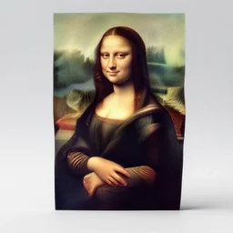 the mona lisa, ((octane render))