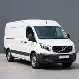 A van designed and produced by Volvo, promotional photo