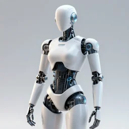 brand new aesthetic future robot half body trending in artstation 4 k 8 k hd high detail smooth