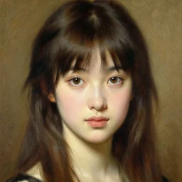 detailed portrait of beautiful anime girl, painting by gaston bussiere, craig mullins, j. c. leyendecker