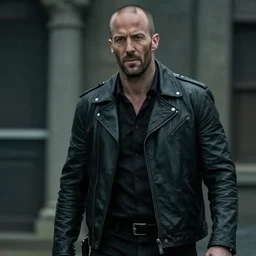 Jason Statham as ghost rider 4K quality super realistic