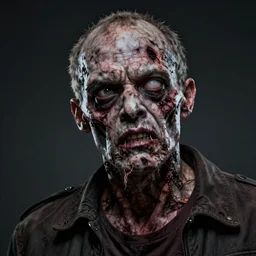bill murray as furious rotting zombie portrait, horror core, apocalyptic, dry - wounds, lazy left eye, broken collarbone, dramatic, the feeling of grimdark, sharp focus, fiction, hyper detailed, digital art, trending in artstation, cinematic lighting, studio quality, smooth render, unreal engine 5 rendered, octane rendered, art style and nixeu and wlop and krenz cushart