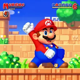 a screenshot from Super Mario 64 (1996)