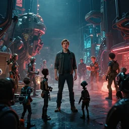 film still from the new live - action adventure movie. special effects from the studios called industrial light & magi, imageworks, rhythm & hues, weta, blur studio, blue sky studios, sony pictures.