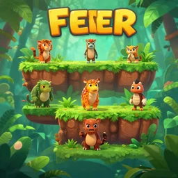 super fun game about jungle fever, 3 d platform