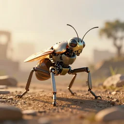 insect robot, hyperdetailed, artstation, cgsociety, golden hour 8 k
