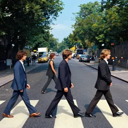 abbey road by picasso,