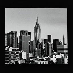 a picture of a city screen in black and white, with the only color visible being red, 4k photo, 50mm lens