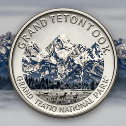 grand teton national park, commemorative quarter