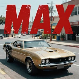 a madmax car in jodorowsky style