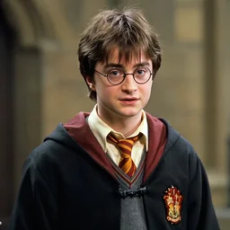 film still of Elijah Wood playing Harry Potter, 4k