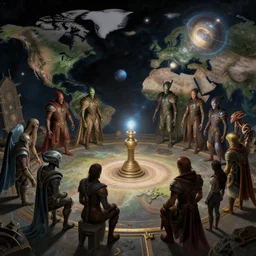 After the first encounter with the Demonium, the leaders of the human empires were shocked at how powerful their alien neighbors were. An alliance of all mankind and the start of integration process was proposed. It did not go well, the factions were demanding things from each other that could not be fulfilled. After many meetings, it was agreed on a truncated version of the alliance covering only the solar system and its surrounding areas.