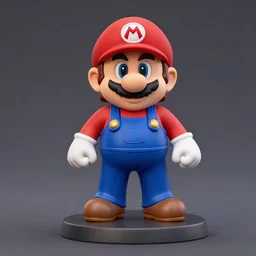 super mario as a warhammer tabletop figurine