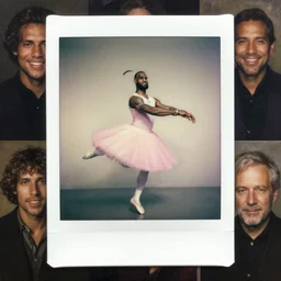 paparazzi photo of Lebron James wearing ballet clothes, pink skirt, pink shirt, ponytail, ultra high definition, professional photography, dynamic shot, smiling, high angle view, portrait, Cinematic focus, Polaroid photo, vintage, neutral colors, soft lights, foggy, by Steve Hanks, by Serov Valentin, by lisa yuskavage, by Andrei Tarkovsky 8k render, detailed, oil on canvas