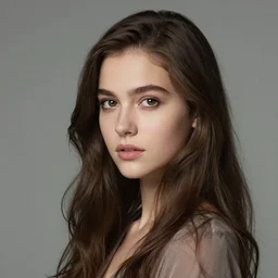 beautiful girl portrait by morry