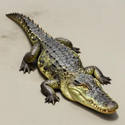 Wolfish crocodile concept art