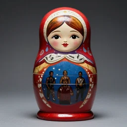 kanye west as a matryoshka doll, macro lens, sigma 8 5 mm, studio lighting