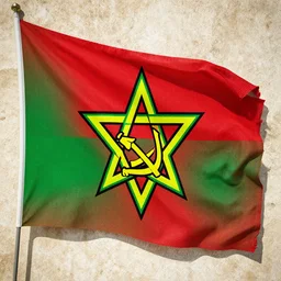morroco communist flag