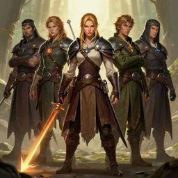 a D&D character which is a mix of all races