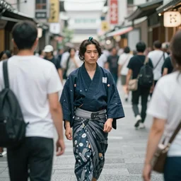 candid street photography of a genji apparition dream scene ( 2 0 2 1 ) by hisaji hara