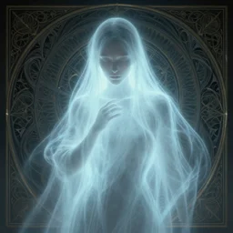 photography alexey kurylev, luminous ghost, mysterious, gentle, deep focus, d & d, fantasy, complex, elegant, highly detailed, digital painting, artstation, concept art, matte, clear focus, illustration, hearthstone, artgerm art, greg rutkovsky and alphonse mucha