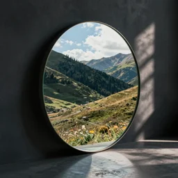 An otherworldly mirror by Greg Rutkowsky